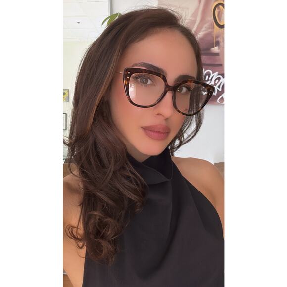 NEW Dior MissDiorO B4I Eyeglasses Frames in Brown Havana